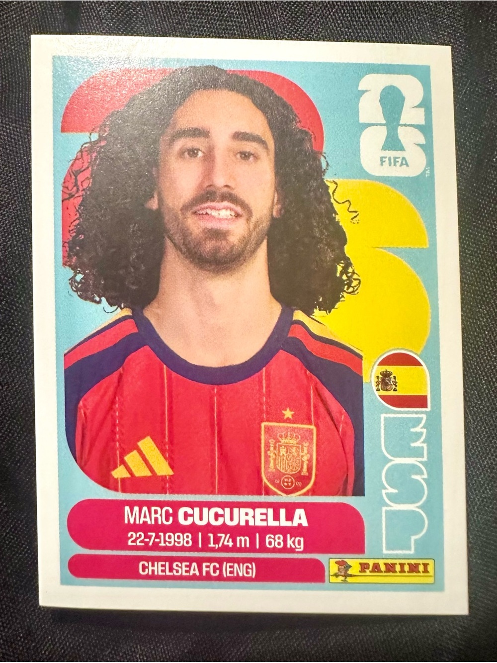 2026 Panini FIFA World Cup Marc Cucurella ESP8 - Spain Sticker